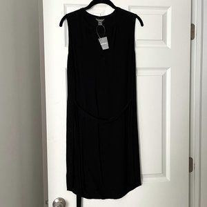 NWT Eddie Bauer Black Gauze Dress Size Xs